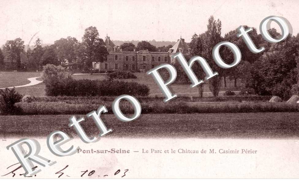 le parc et le Chateau de M. Casimir Perier
