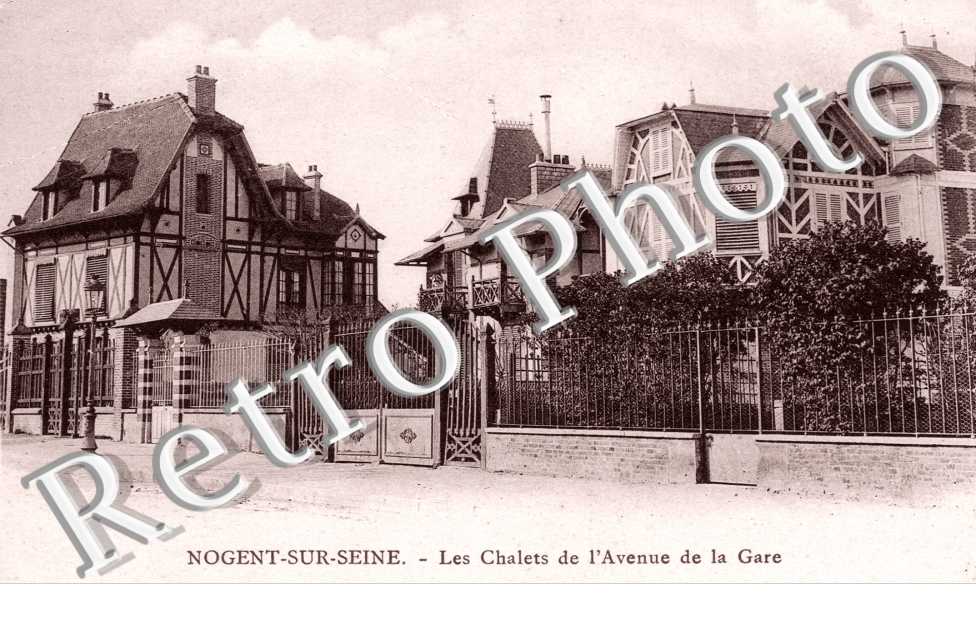 Nogent-sur-Seine, les Chalets de l&#039;Avenue de la Gare