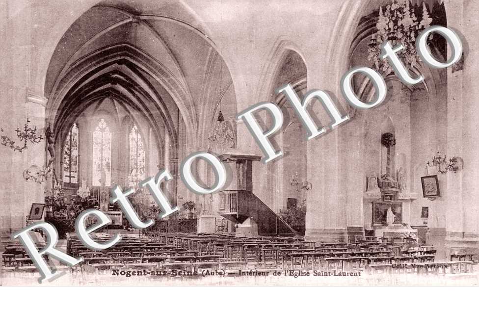 Interieur de l'eglise Saint Laurent