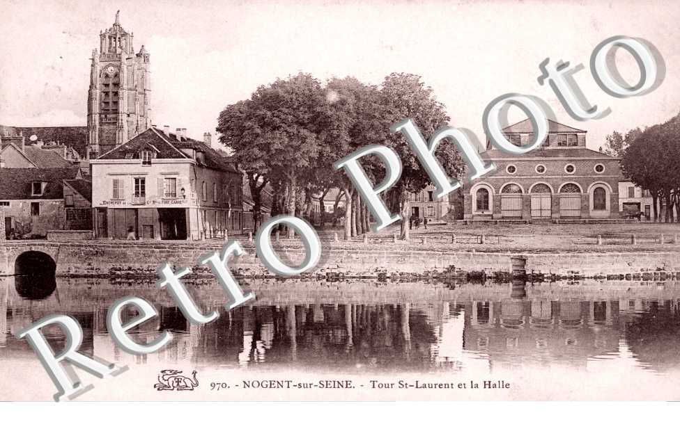 Nogent-sur-Seine, Tour Saint-Laurent et la Halle