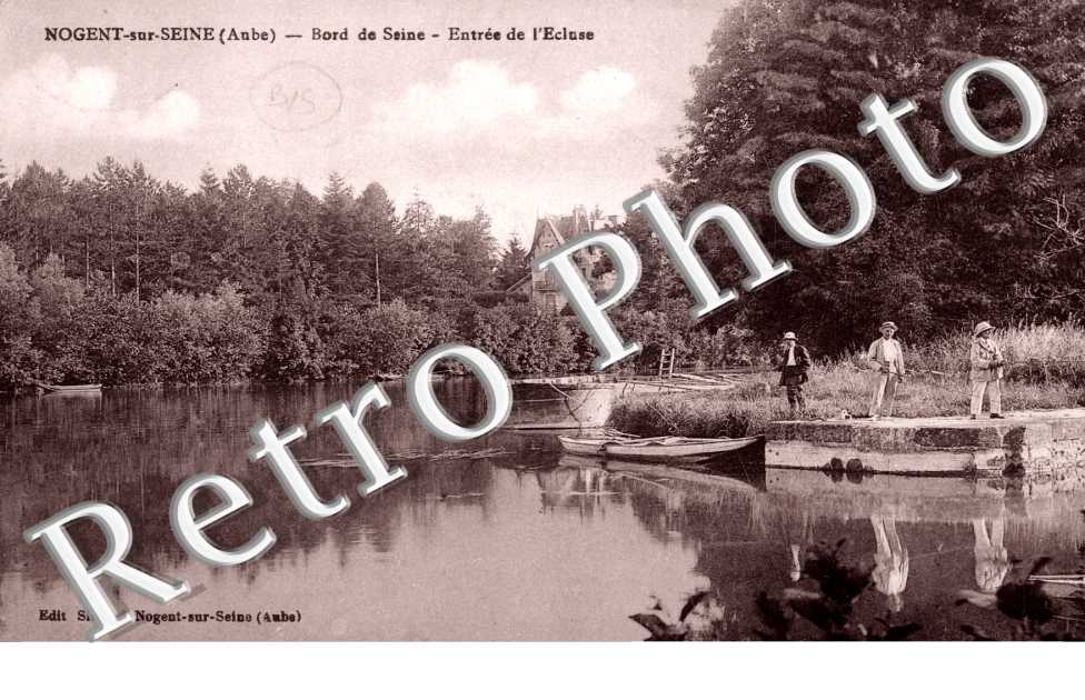 Nogent-sur-Seine, Bord de Seine, Entree de l&#039;Ecluse