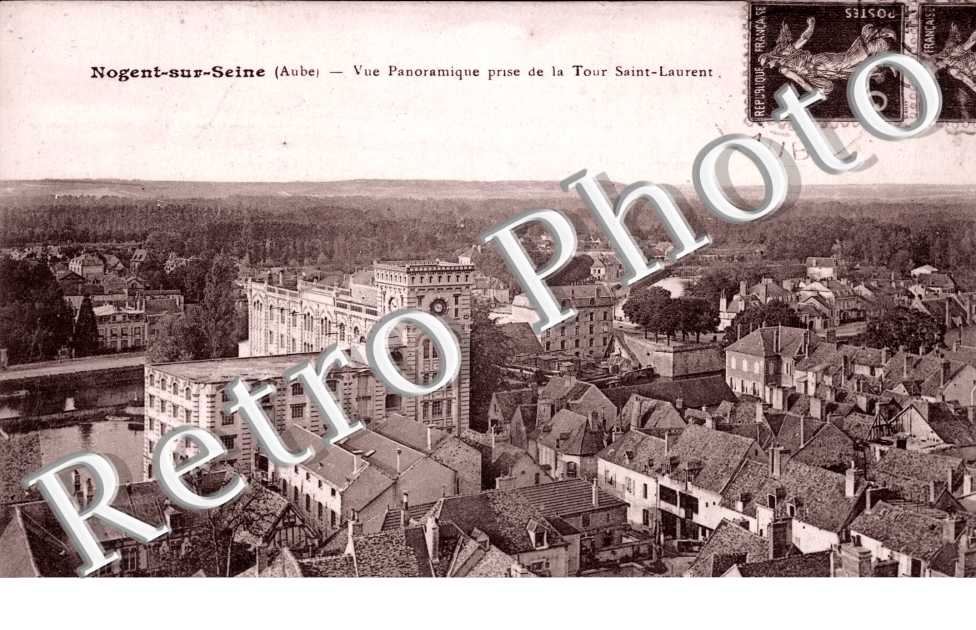 Nogent-sur-Seine, Vue Panoramique prise de la Tour Saint-Laurent