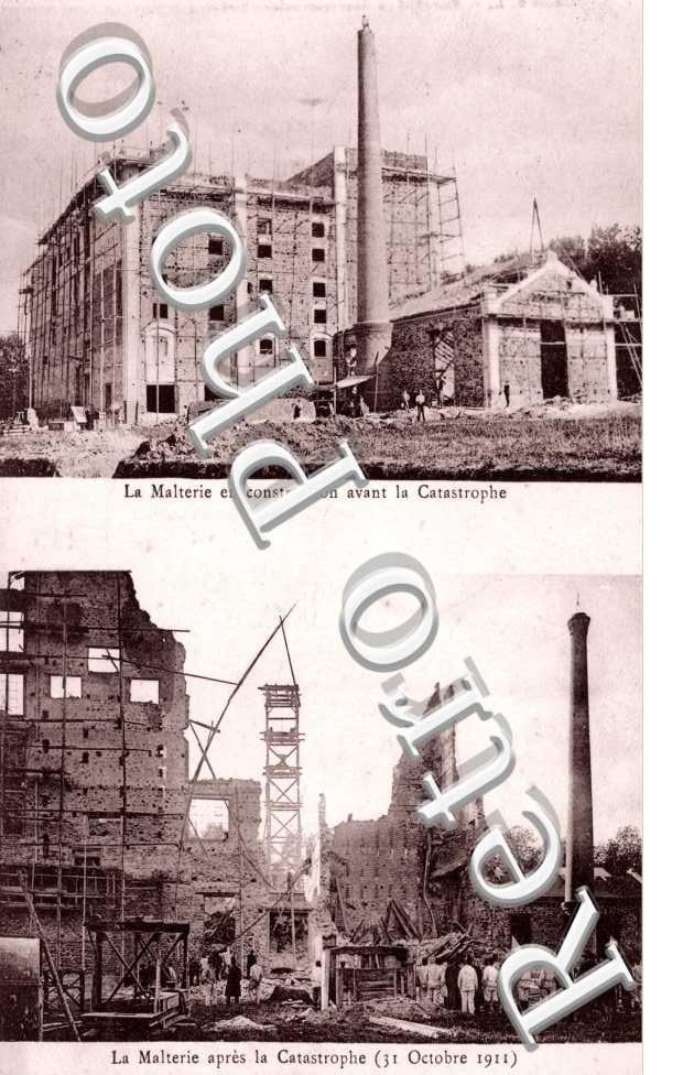 la Malterie avant et apres la catastrophe