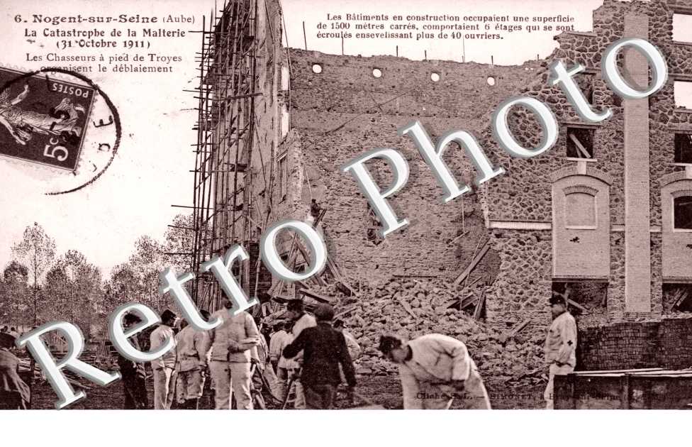 la catastrophe de la Malterie 31 octobre 1911