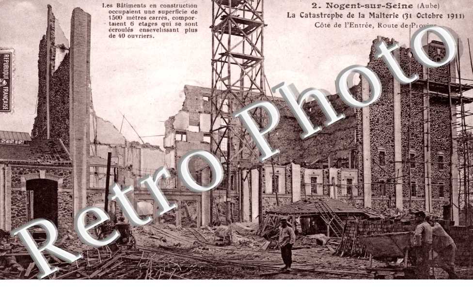 la catastrophe de la Malterie 31 octobre 1911