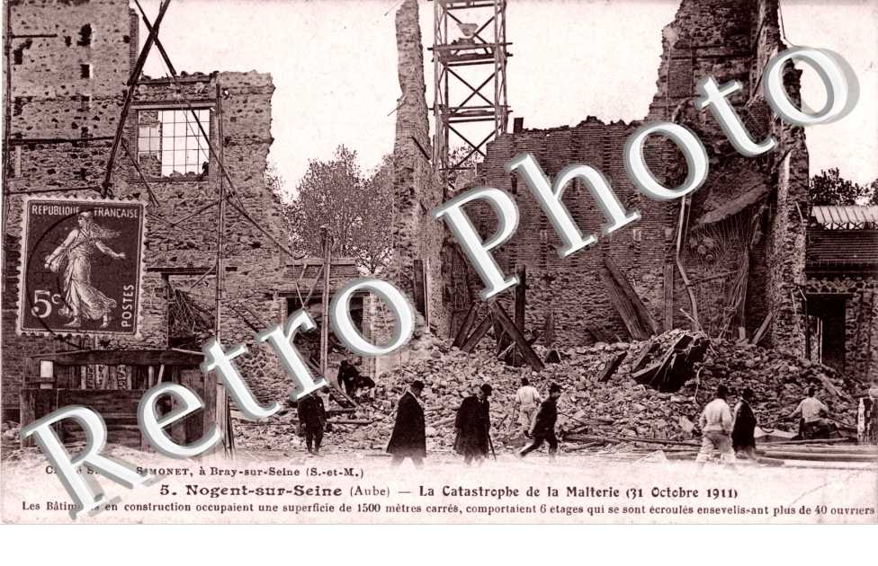 la catastrophe de la Malterie 31 octobre 1911