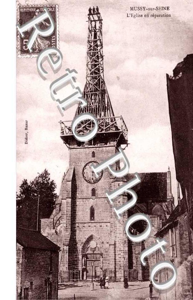 L&#039;Eglise en reparation