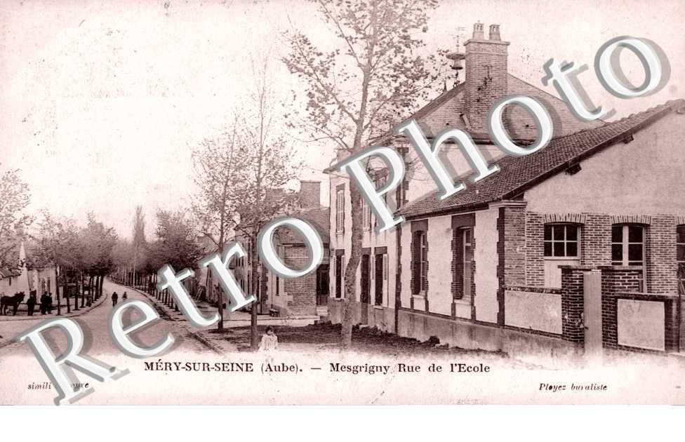 Mesgrigny rue de l'ecole