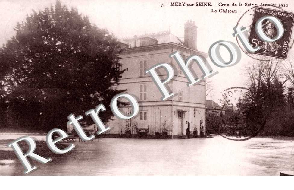 Crue de la Seine Janvier 1910 - le Chateau