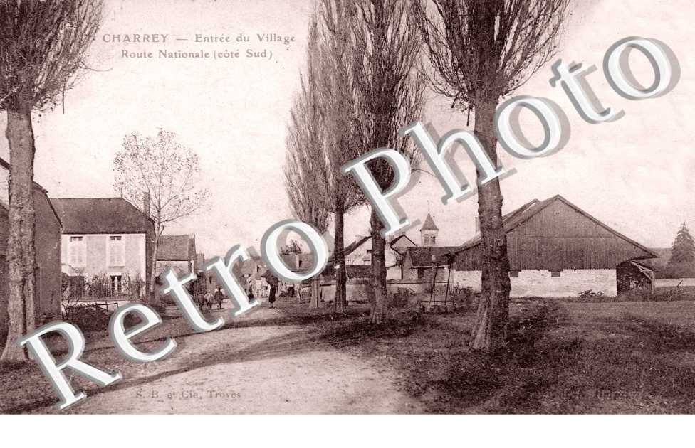 Charrey, Entree du Village, Route Nationale
