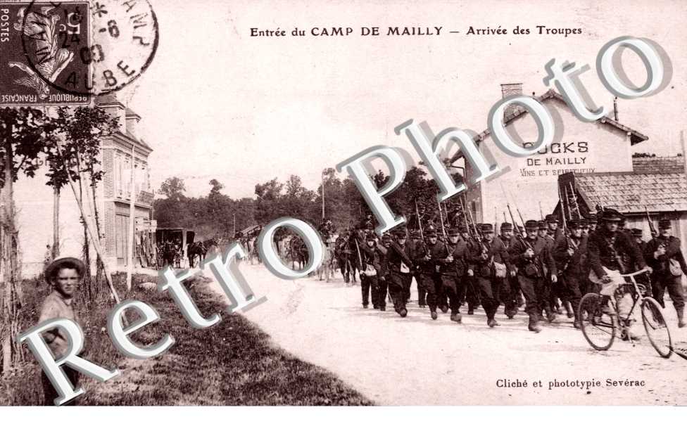 Le Camp, Arrivee des Troupes