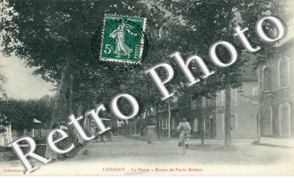 La Poste et Route de Paris-Belfort