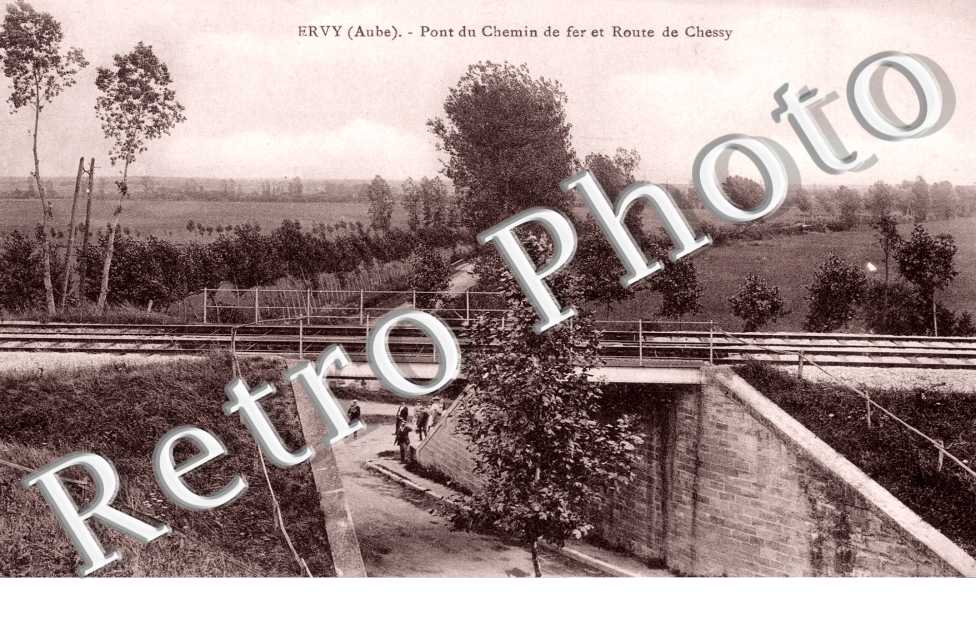 pont du chemin de fer et route de Chessy