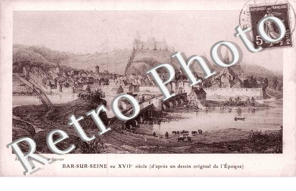 Bar sur Seine au XVIIe siecle