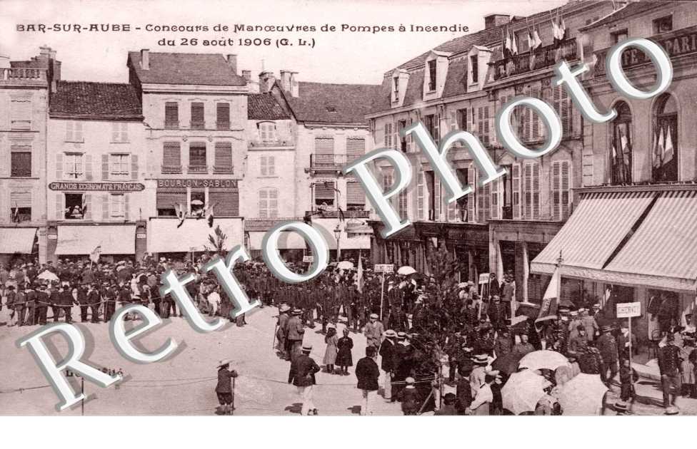 Concert de Manoeuvres de Pompes a incendie du 26 aout 1906