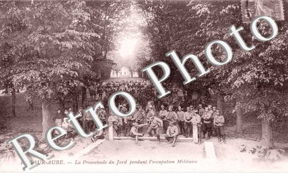 La Promenade du Jard pendant l'occupation Militaire
