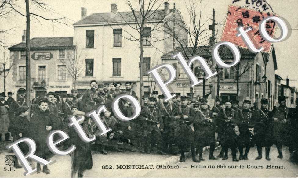 Montchat, Halte du 99eme sur le Cours Henri 