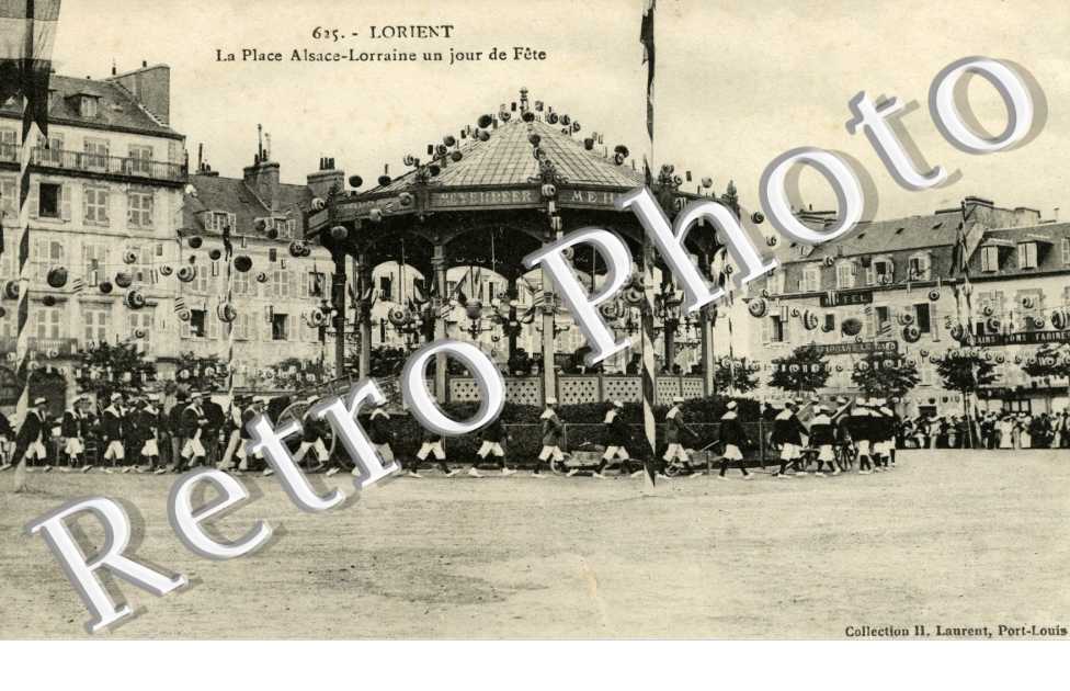 place Alsace Lorraine un jour de fete