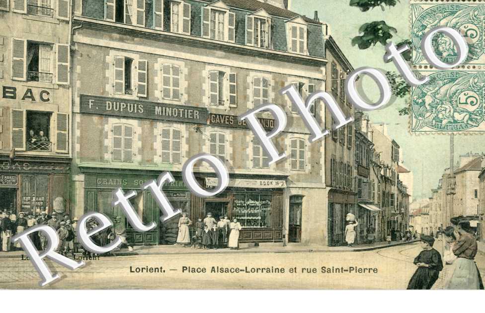 Place Alsace Lorraine et rue saint Pierre