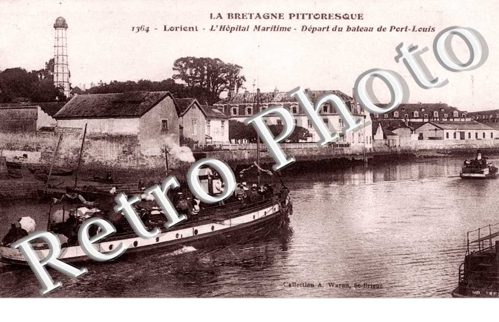 L&#039;hopital maritime Depart du bateau de Port Louis