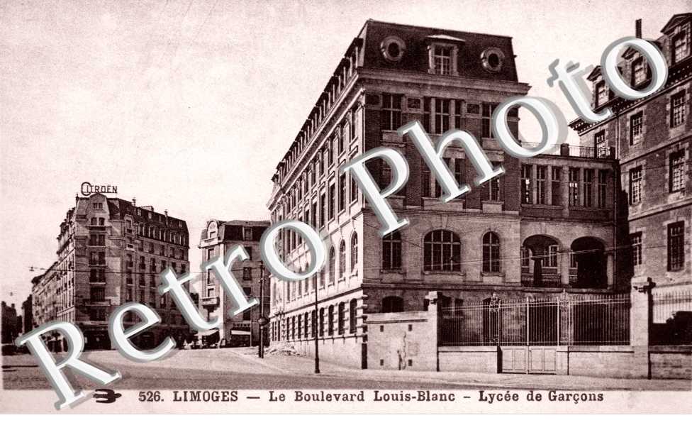 Le boulevard Louis Blanc Lycee de garcons