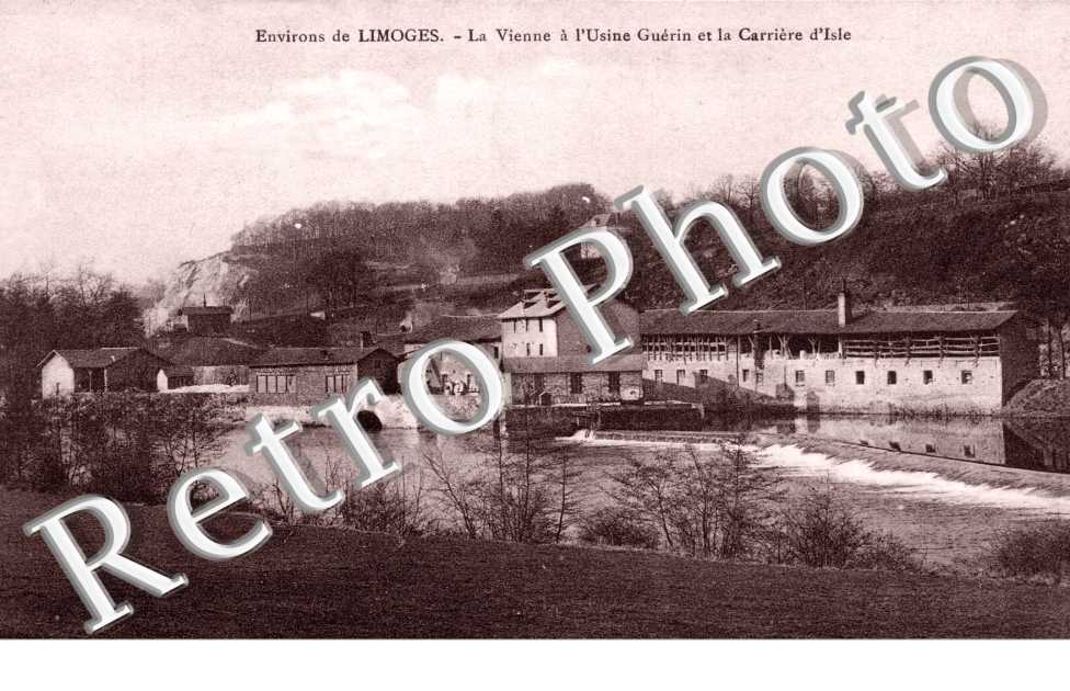 La Vienne a l&#039;usine Guerin et la carriere d&#039;Isle