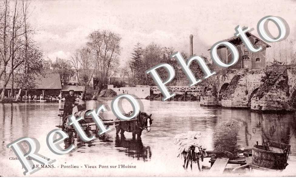 Ponthieu - vieux pont sur l'Huisne