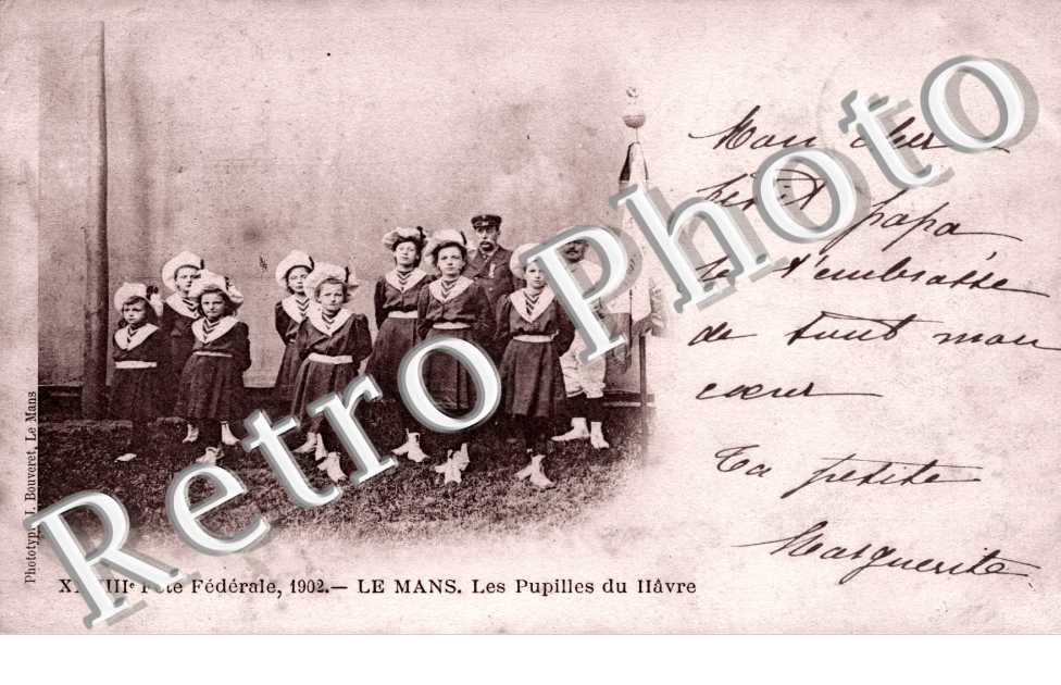 Fete federale 1902 Les pupilles du Havre