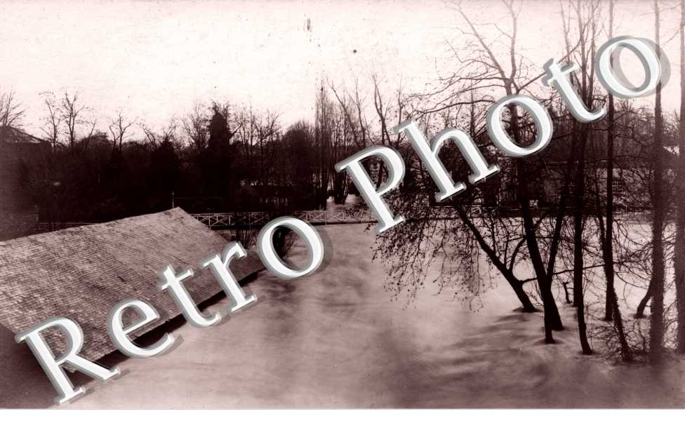 Inondations (comptoir photographique de l'ouest Le Mans)