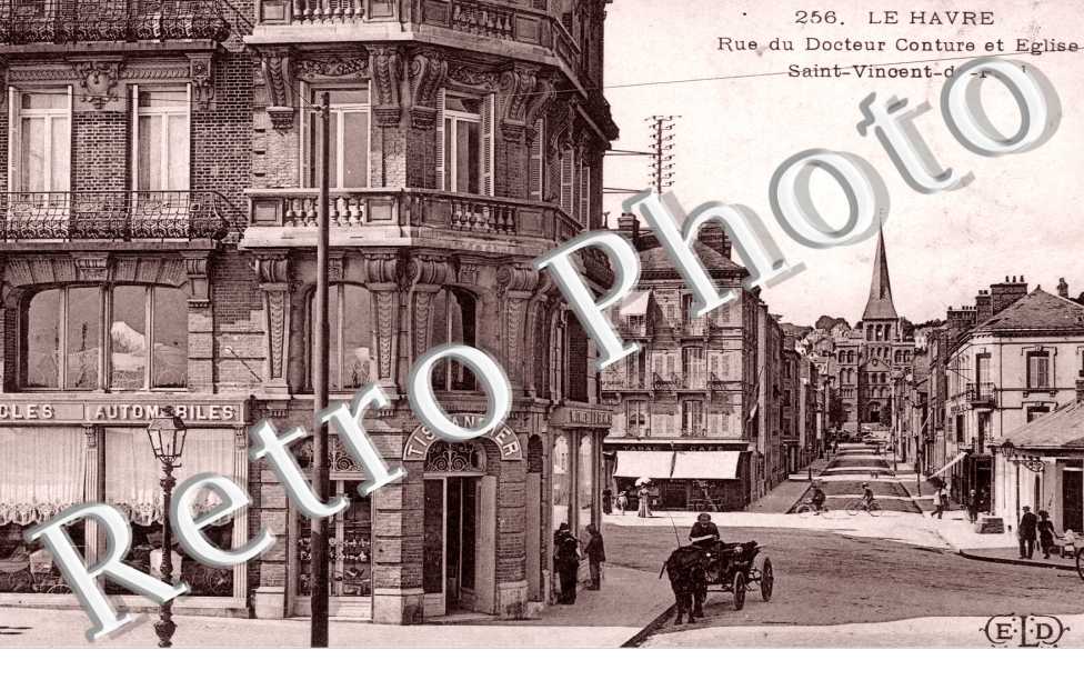 Rue du Docteur Conture et Eglise Saint Vincent de Paul