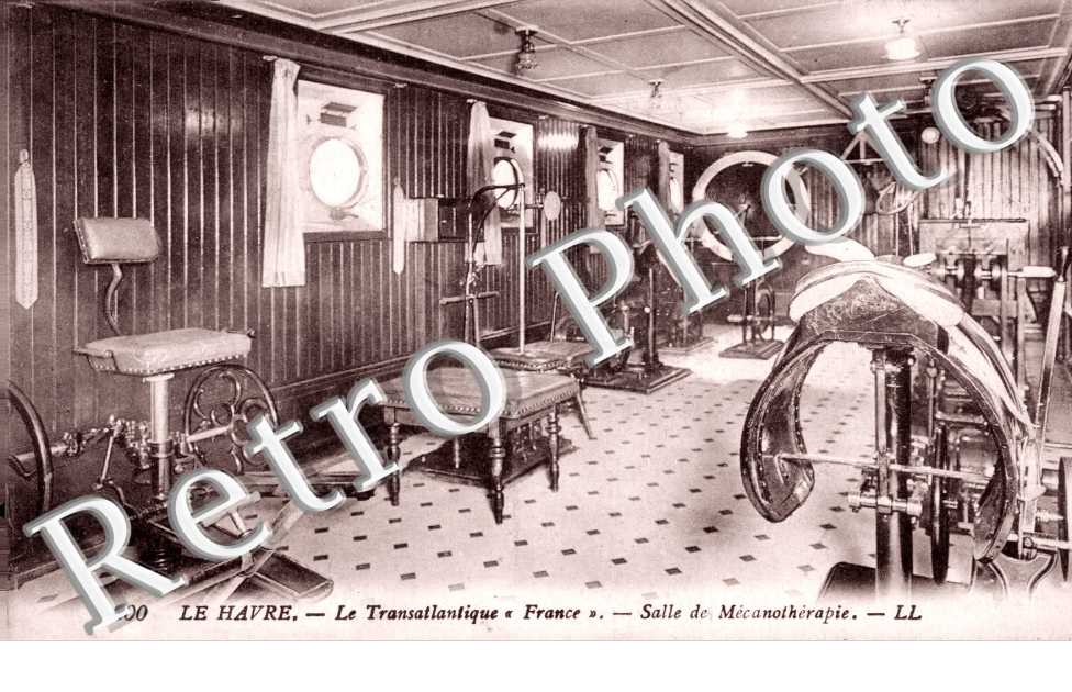 Le Transatlantique, Salle de Mecanotherapie (bateau)