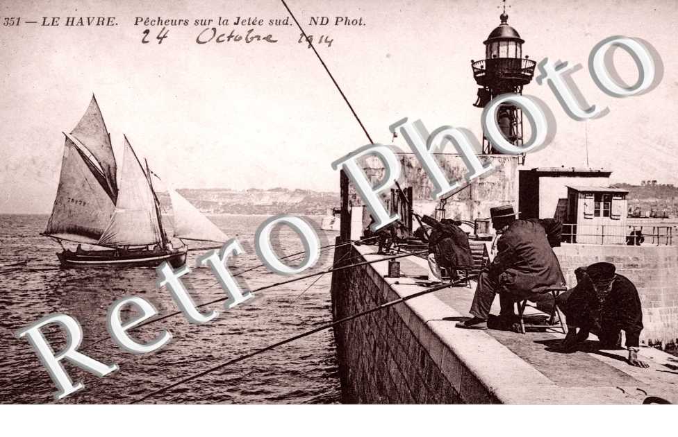 Pecheurs sur la Jetee Sud