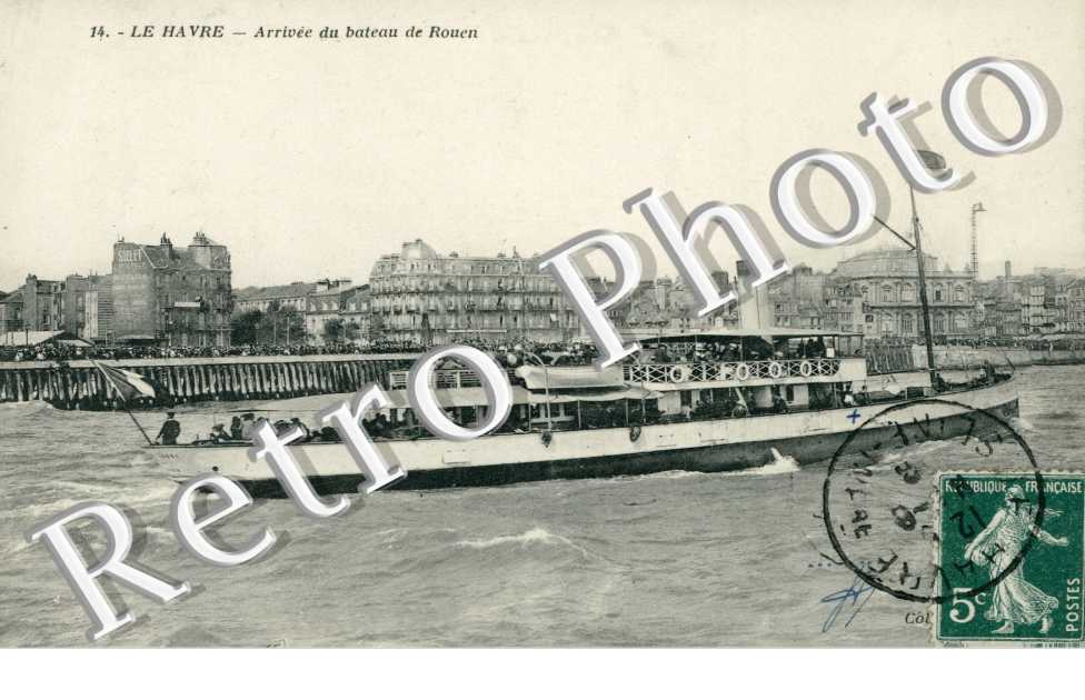 Arrivee du Bateau de Rouen (bateau)