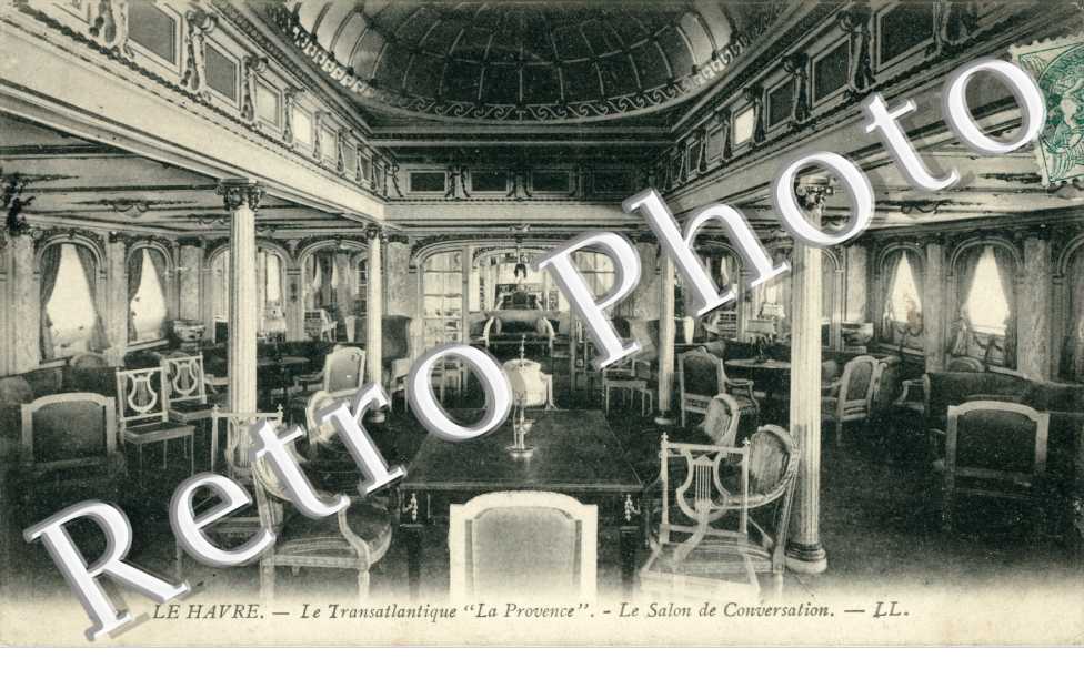Le Transatlantique ''La Provence'', le Salon de Conversation (bateau)