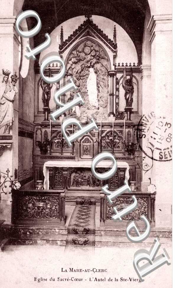 La Mare au Clerc, Eglise du Sacre Coeur, L&#039;autel de la Sainte Vierge