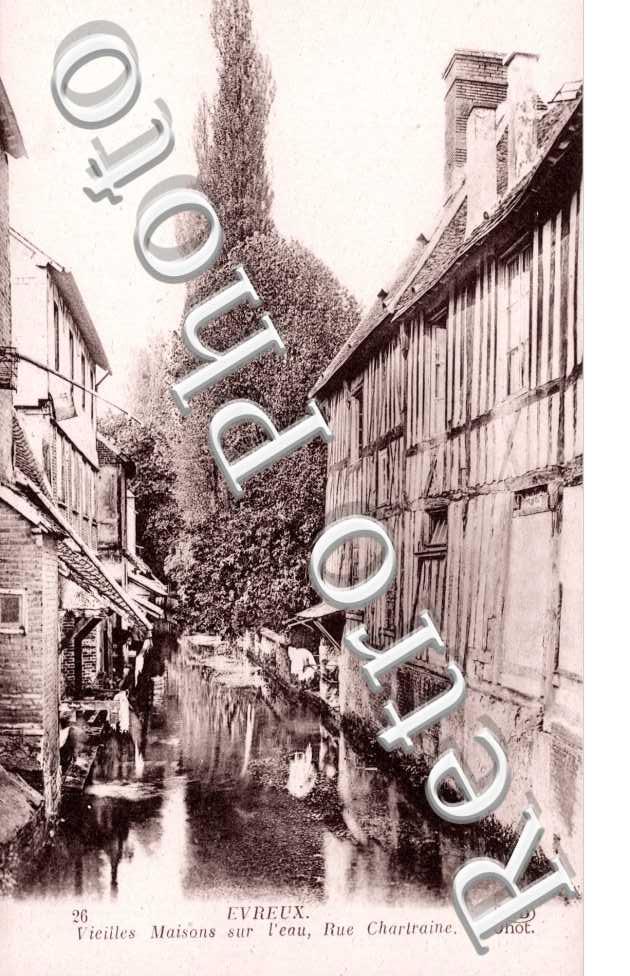 rue Chartraine Vieilles maisons sur l'eau