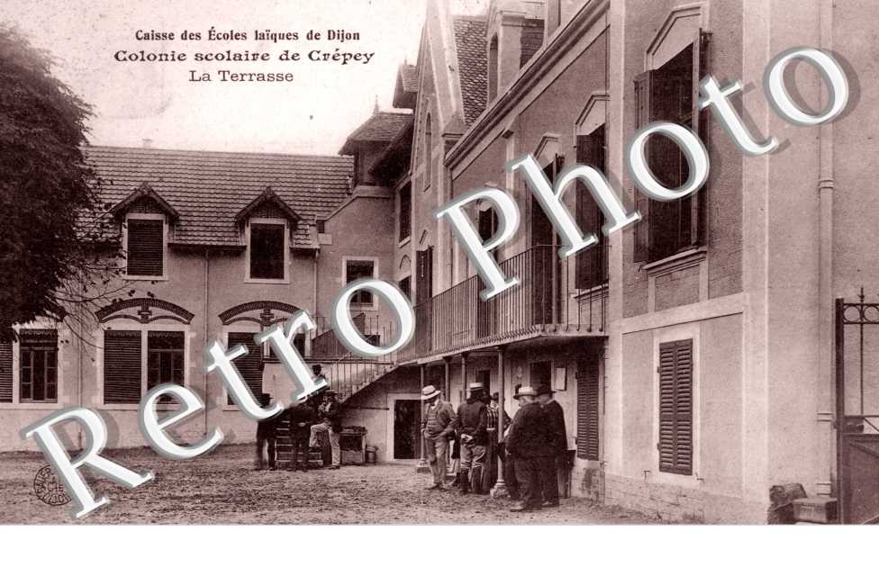 Caisse des Ecoles Laiques de Dijon, Colonie Scolaire de Crepey, la Terrasse