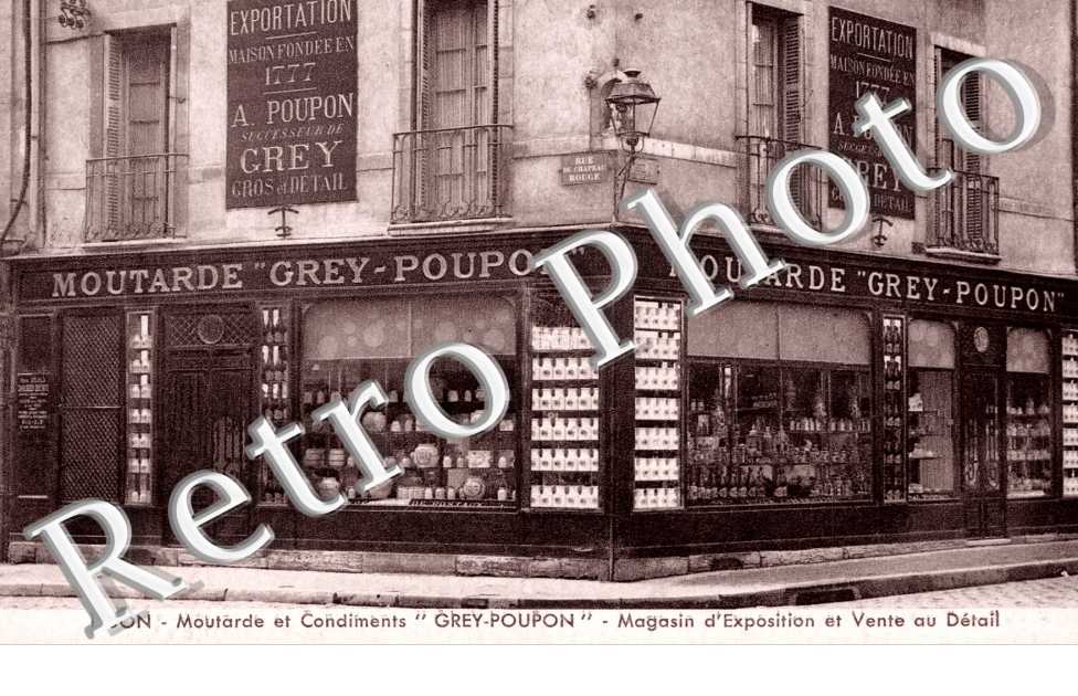 Moutarde et condiments "grey-Poupon" - magasin d&#039;exposition et vente au detail