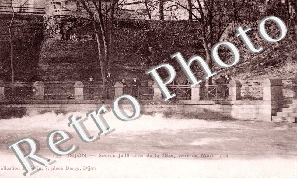source jaillissante de la Beze, crue de mars 1904