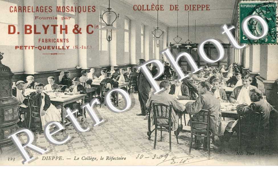 Collège de Dieppe. le college le refectoire