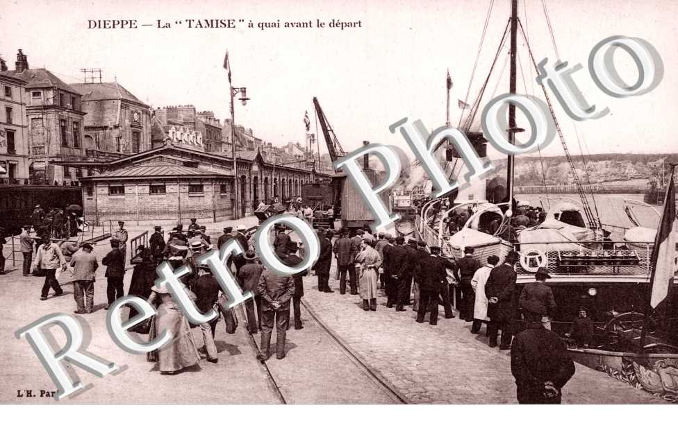 la tamise a quai avant le depart