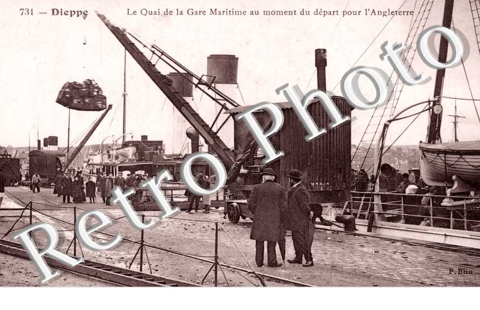 quai de la gare maritime depart pour l&#039;angleterre