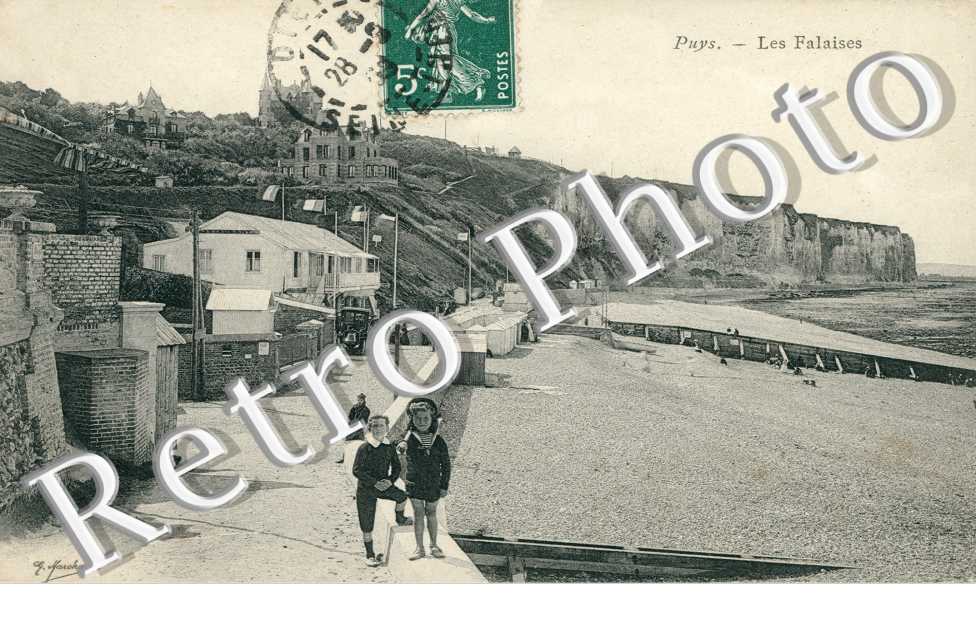 Puys, les falaises