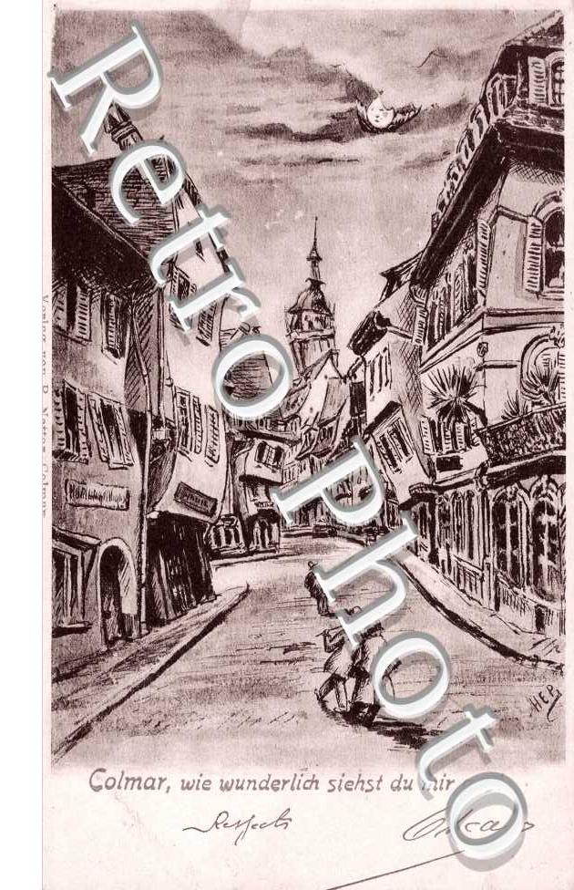 Colmar, wie wunderlich siehst du mir aus !