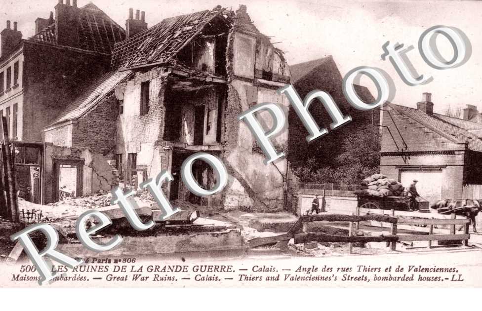 Ruines de la Grande Guerre, Angle des rues Thiers et de Valenciennes