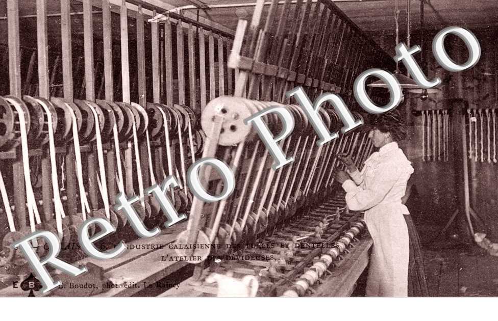 Industrie Calaisienne des Tulles et dentelles  - atelier de Devideuses
