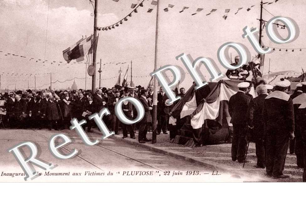 inauguration du monument aux victimes du "Pluviose"