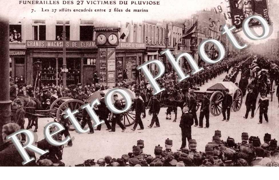 Funerailles des Victimes du Pluviose du 26 Mai 1910