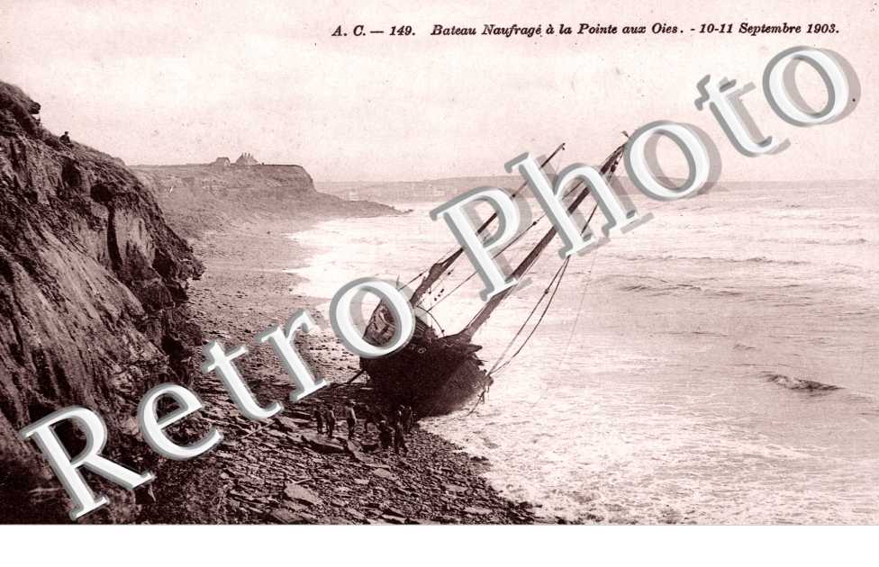 Bateau naufrage a la pointe aux oies 1903