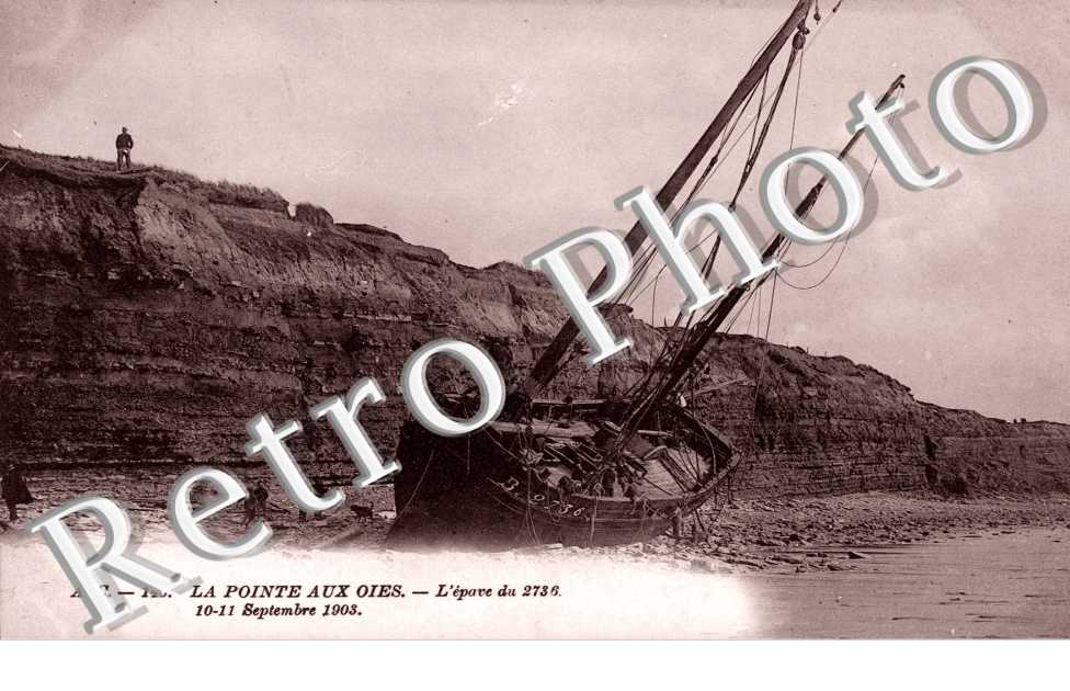 Pointe aux Oies, l'Epave du 2736
